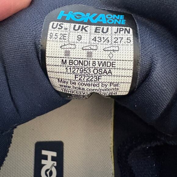 Hoka Bondi Men's 9.5EE Wide Running Shoes Cushioned Trainer Athletic Athlesiure - Picture 7 of 7